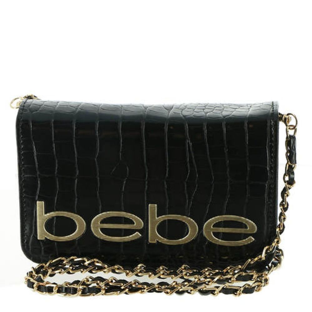 bebe Leona Croco ✨HOST PICK✨ Handbag - NWT